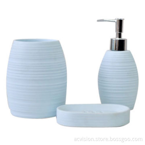 Bathroom Accessories/Set, Suitable or Hotels, CE/EU, FDA, SGS and ITS Marks